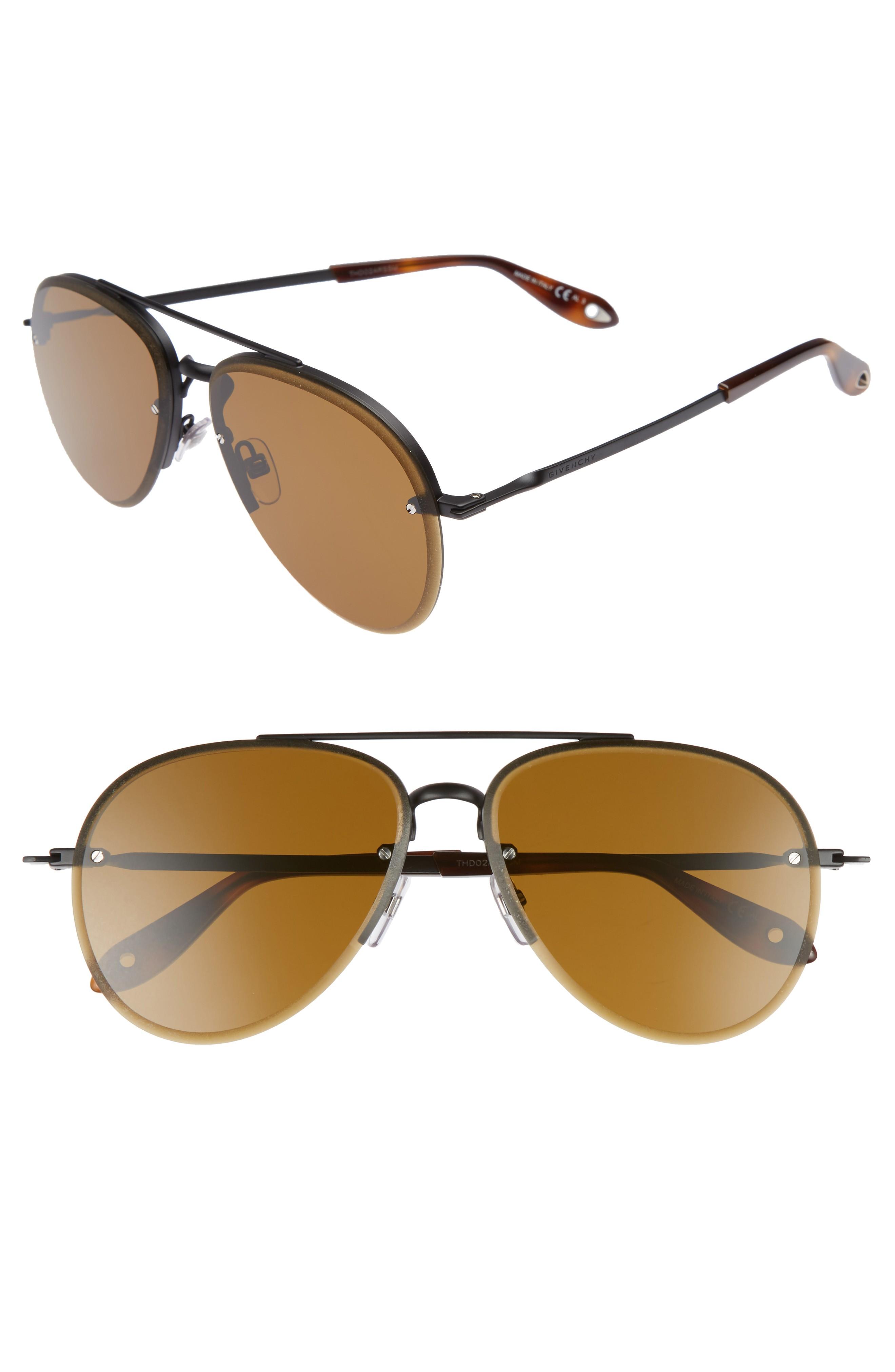 givenchy green square sunglasses