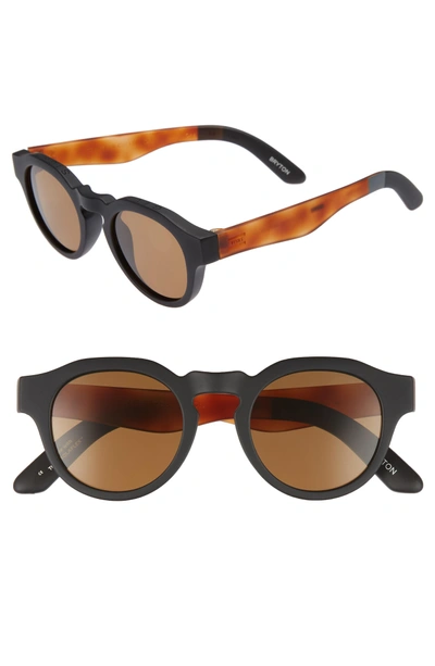 Toms Bryton 48mm Polarized Sunglasses - Matte Black Polar