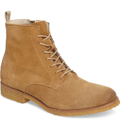 Supply Lab Jonah Plain Toe Boot In Sand Suede