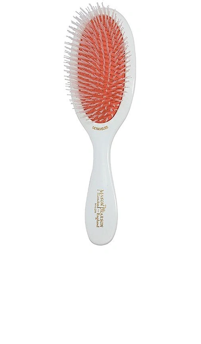 Mason Pearson Detangler All Nylon Hair Brush In Ivory White