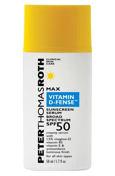 Peter Thomas Roth Max Vitamin D-fense Sunscreen Serum Broad Spectrum Spf 50 1.7 oz / 50 ml In N,a