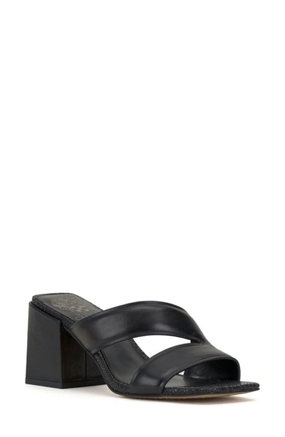 Vince Camuto Jinani Block Heel Slide Sandal In Black