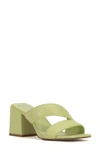 Vince Camuto Jinani Block Heel Slide Sandal In Celery Juice