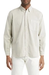Closed Formal Army Button-up Shirt In Marl Stone