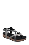 Volatile Engie Strappy Sandal In Charcoal