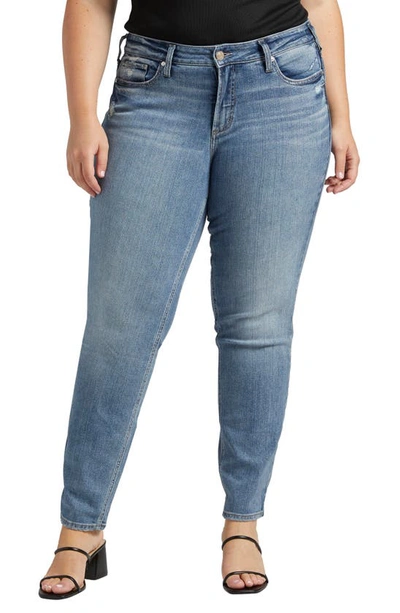Silver Jeans Co. Suki Straight Leg Jeans In Indigo