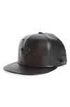 New Era Nba Glossy Faux Leather Snapback Cap - Black In Chicago Bulls
