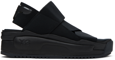 Y-3 Rivalry Sandals In Black