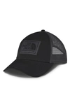 The North Face Mudder Trucker Hat - Black In Tnf Black/ Asphalt Grey/ Black