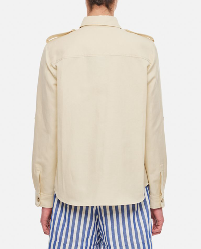 Fay Military Shirt In Beige
