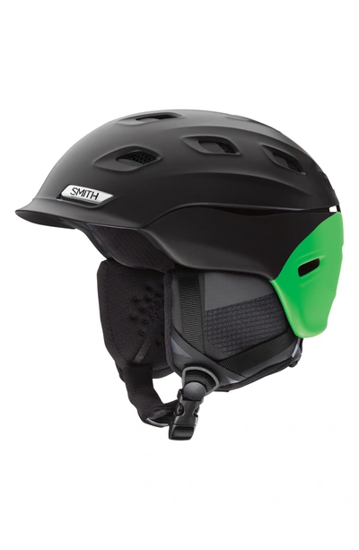 Smith Vantage Mips Ski Helmet - Black In Matte Black Split