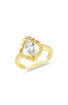 Sterling Forever Chiara Ring In Gold