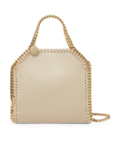 Stella Mccartney Tiny Falabella Shaggy Deer In Nude & Neutrals