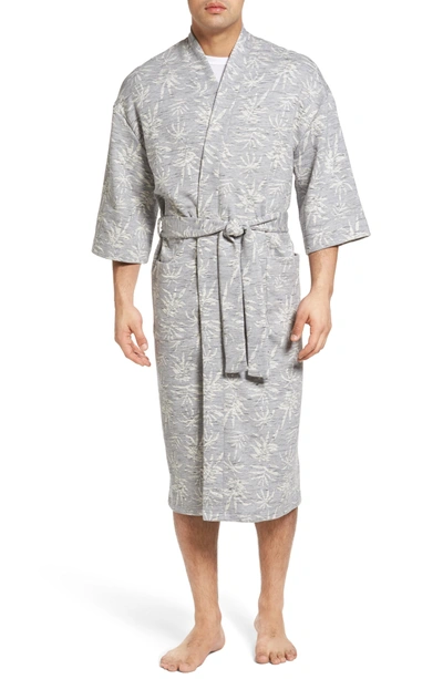 Majestic Vintage Tropical Robe In Grey