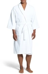 Majestic Terry Velour Robe In White