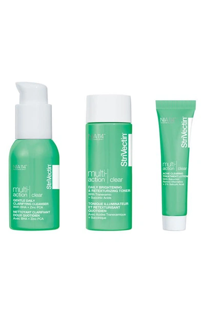 Strivectin Multi-action Clear: Acne Control System 30-day Set Usd $45 Value In No Colour