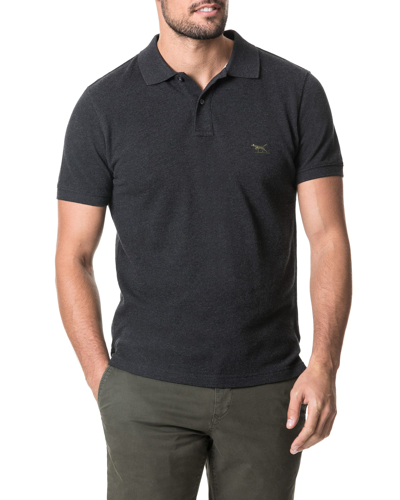 Rodd & Gunn Gunn Piqué Sports Fit Cotton Polo In Charcoal