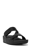Fitflop Lulu Slide Sandal In All Black