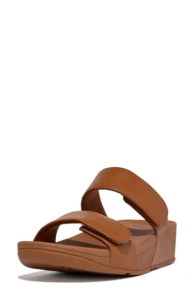 Fitflop Lulu Slide Sandal In Light Tan