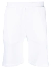 Majestic Straight-leg Track Shorts In White