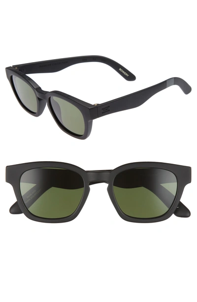 Toms Bowery 51mm Polarized Sunglasses - Matte Black Polar