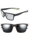 Nike Fleet 55mm Sport Sunglasses - Matte Obsidian