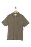 Create Unison Short Sleeve Polo In Dusty Olive