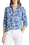 Frank & Eileen Frank Floral Print Cotton Button-up Shirt In Large Print W/ Mini Flowers