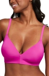 Montelle Intimates Wireless Convertible T-shirt Bra In Watermelon