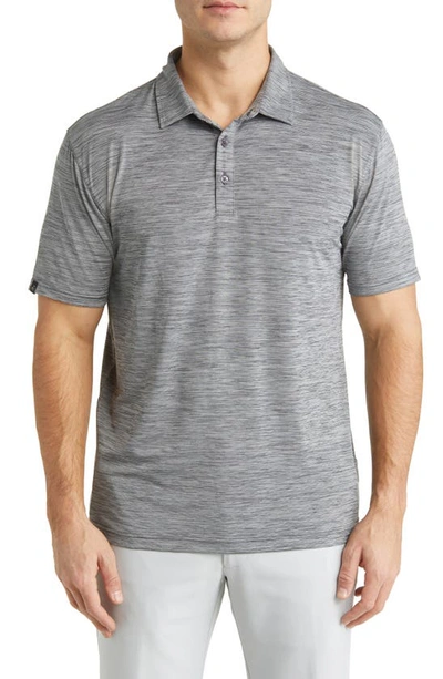 Swannies Parker Golf Polo In Gray