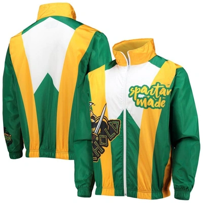 Tones Of Melanin Green Norfolk State Spartans Anorak Full-zip Jacket