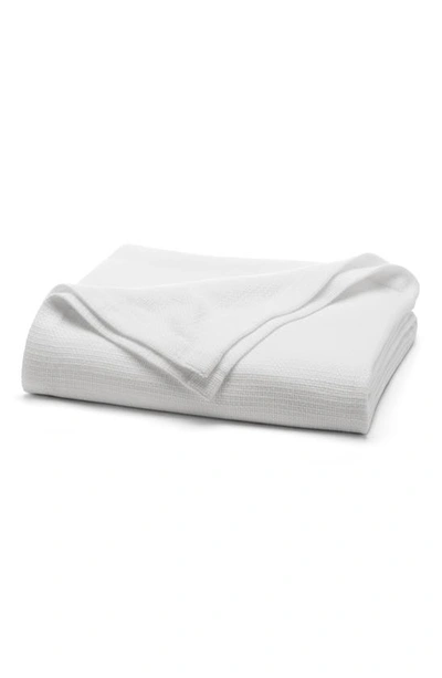 Boll & Branch Woven Organic Cotton Blanket In White