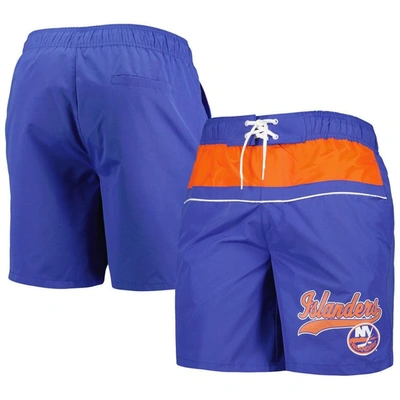 Starter Royal New York Islanders Freestyle Volley Swim Shorts