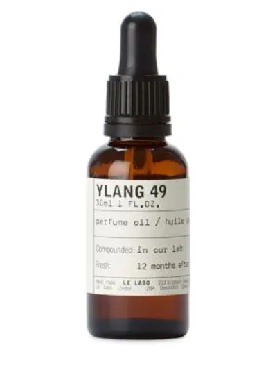 Le Labo Ylang 49 Perfume Oil In White