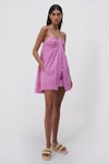 Jonathan Simkhai Kendall Dress In Opera Pink