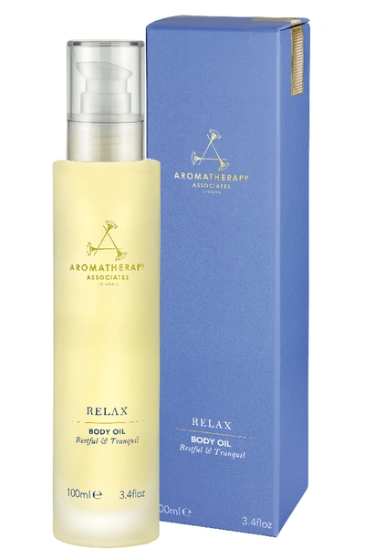 Aromatherapy Associates Relax Body And Massage Oil In Blue