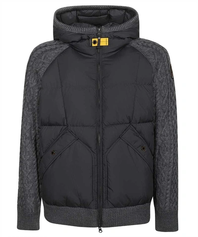Parajumpers Techno Fabric Padded Jacket In Grey