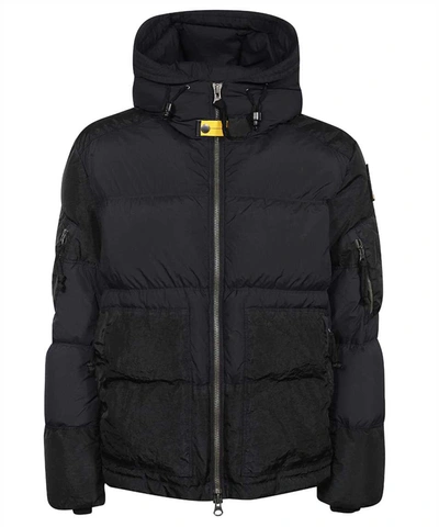 Parajumpers Tomcat Hooded Down Jacket In Black