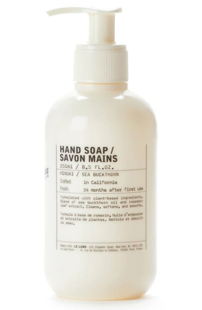 Le Labo Hand Soap – Hinoki, 250 ml In Colorless