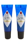 Jack Black Intense Therapy Lip Balm Spf 25 Duo In Lemon Shea