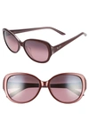 Maui Jim Swept Away 56mm Polarizedplus2 In Ruby/ Mauve/ Maui Rose
