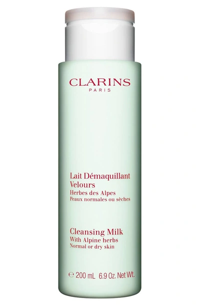 Clarins Cleansing Milk With Alpine Herbs - Normal / Dry Skin, 6.9 Oz./ 204 ml