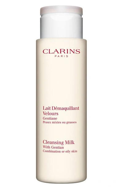 Clarins Cleansing Milk With Gentian, For Combination To Oily Skin, 7 Oz./ 200 ml