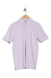 14th & Union Short Sleeve Coolmax Polo In Purple Petal