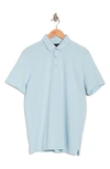 14th & Union Short Sleeve Coolmax Polo In Blue Sphere