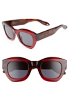 Givenchy Two-tone Square Acetate Sunglasses In Red