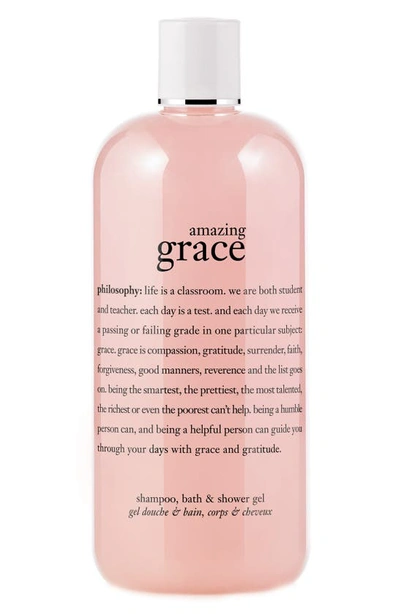 Philosophy Amazing Grace 3-in-1 Shampoo, Shower Gel And Bubble Bath, 16 oz In No Color