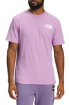The North Face Logo-print Cotton T-shirt In Lilacs