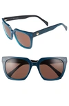 Draper James 54mm Square Sunglasses - Blue