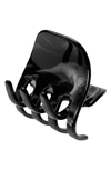 France Luxe Medium Gallery Jaw Clip In Nacro Black
